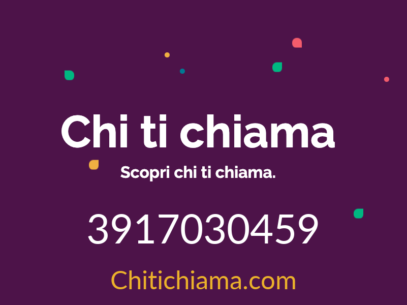 Numero di cellulare 393917030459 prefisso 391 gestore tre chi ti